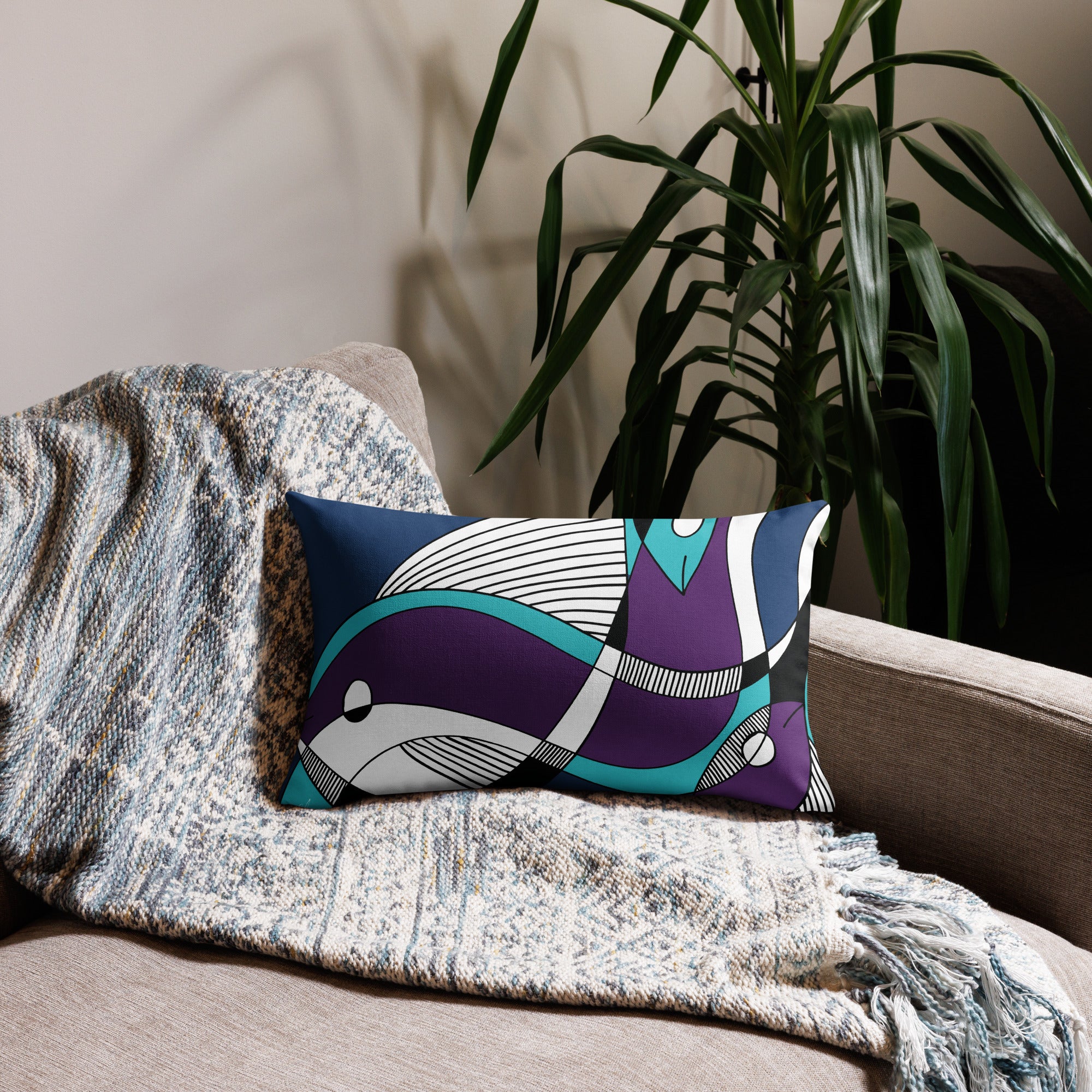 Fish from Kalevala | Premium Pillow