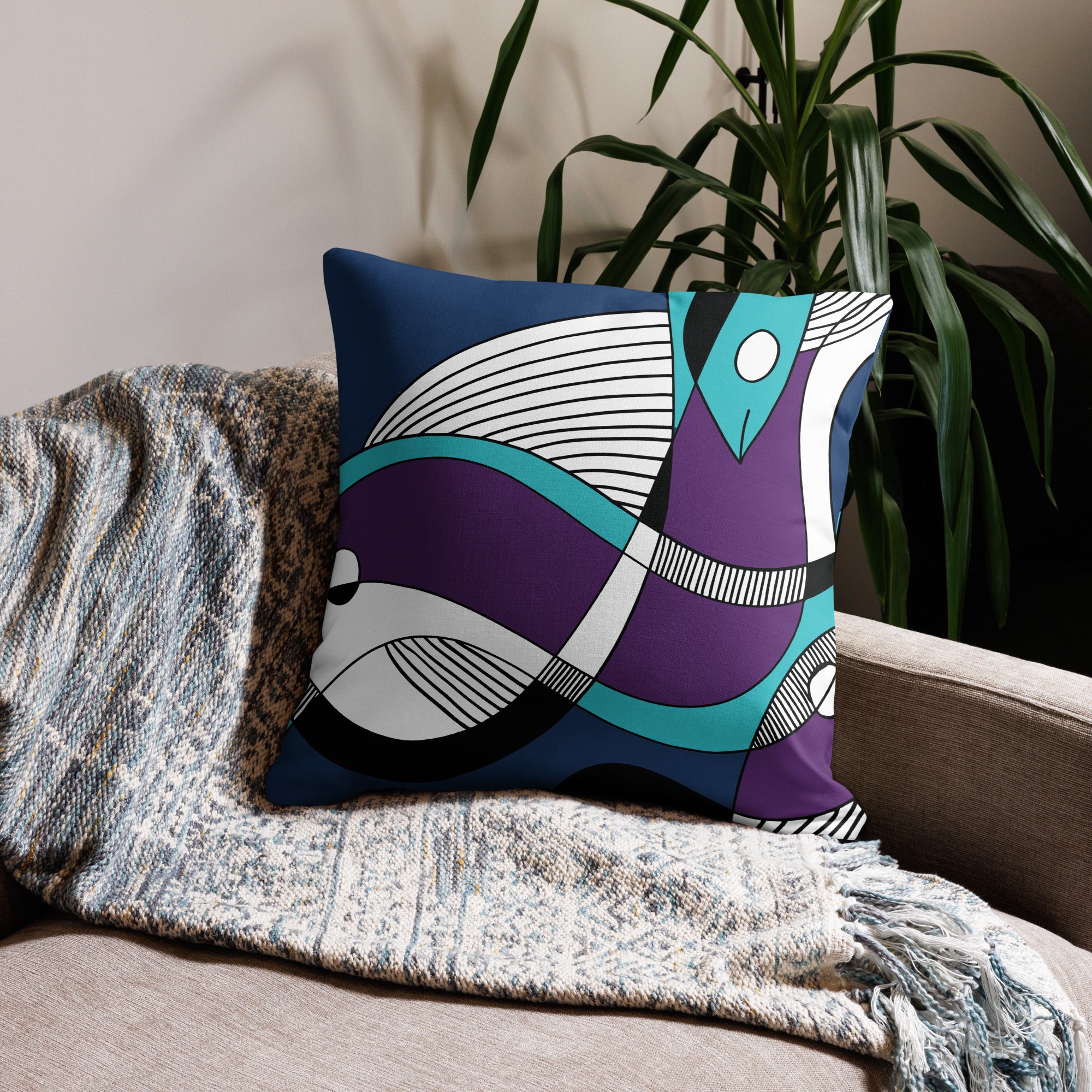 Fish from Kalevala | Premium Pillow