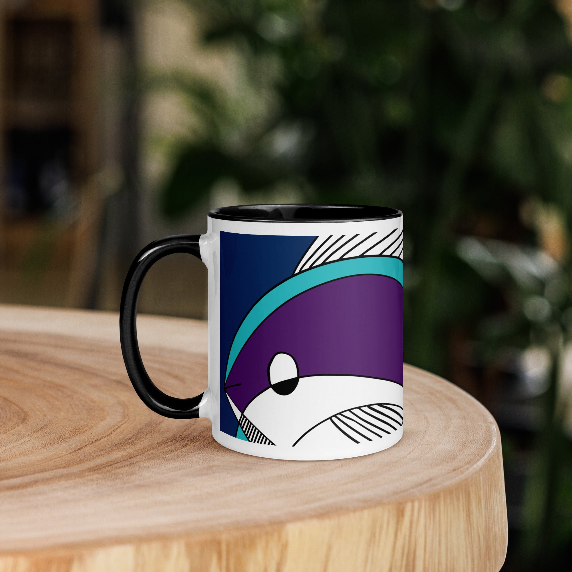 Fish from Kalevala | Mug with Color Inside