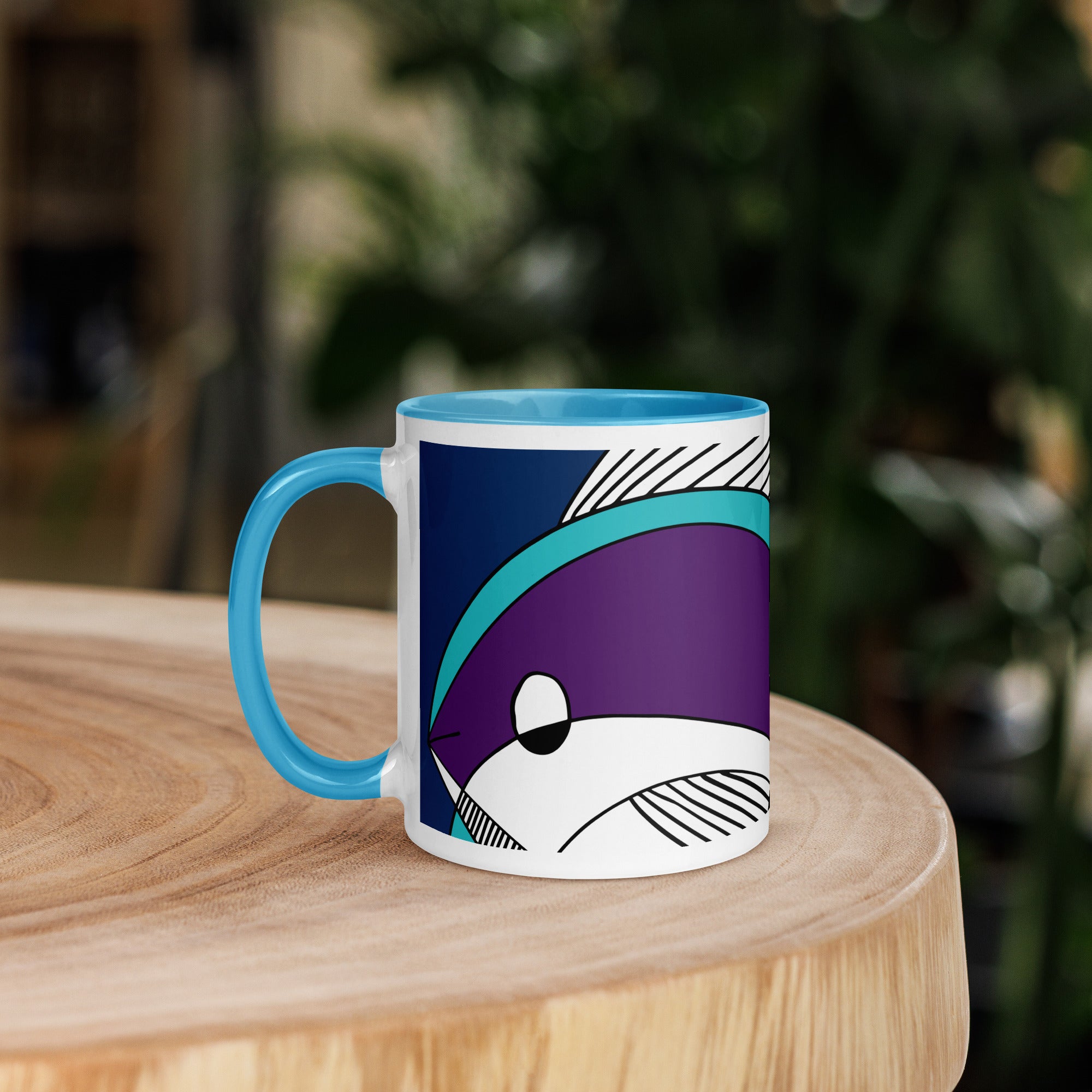 Fish from Kalevala | Mug with Color Inside