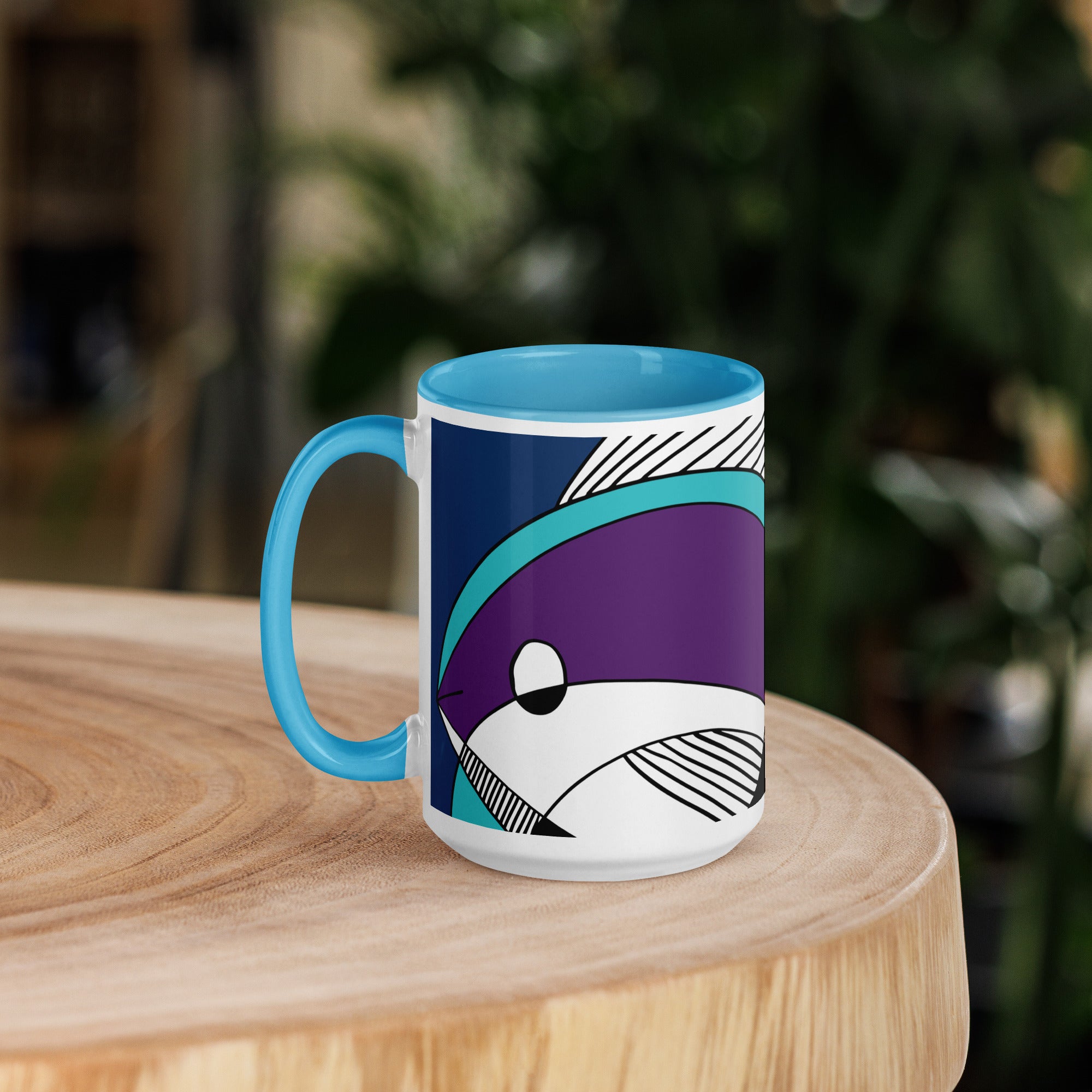 Fish from Kalevala | Mug with Color Inside