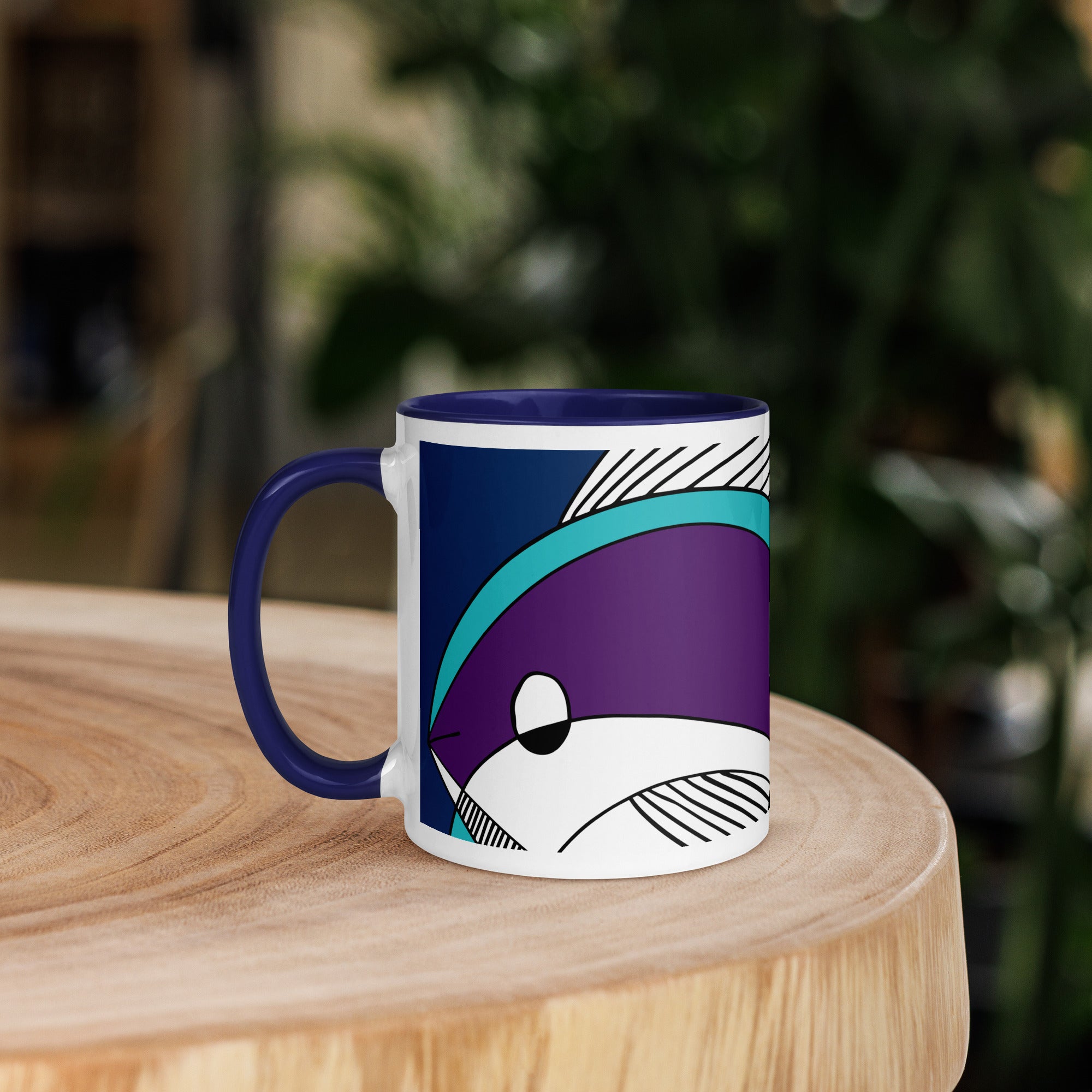 Fish from Kalevala | Mug with Color Inside