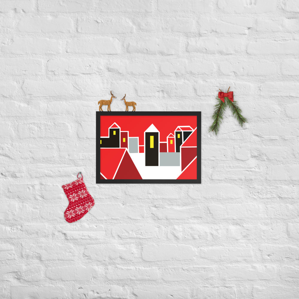 Christmas Town | Framed Poster