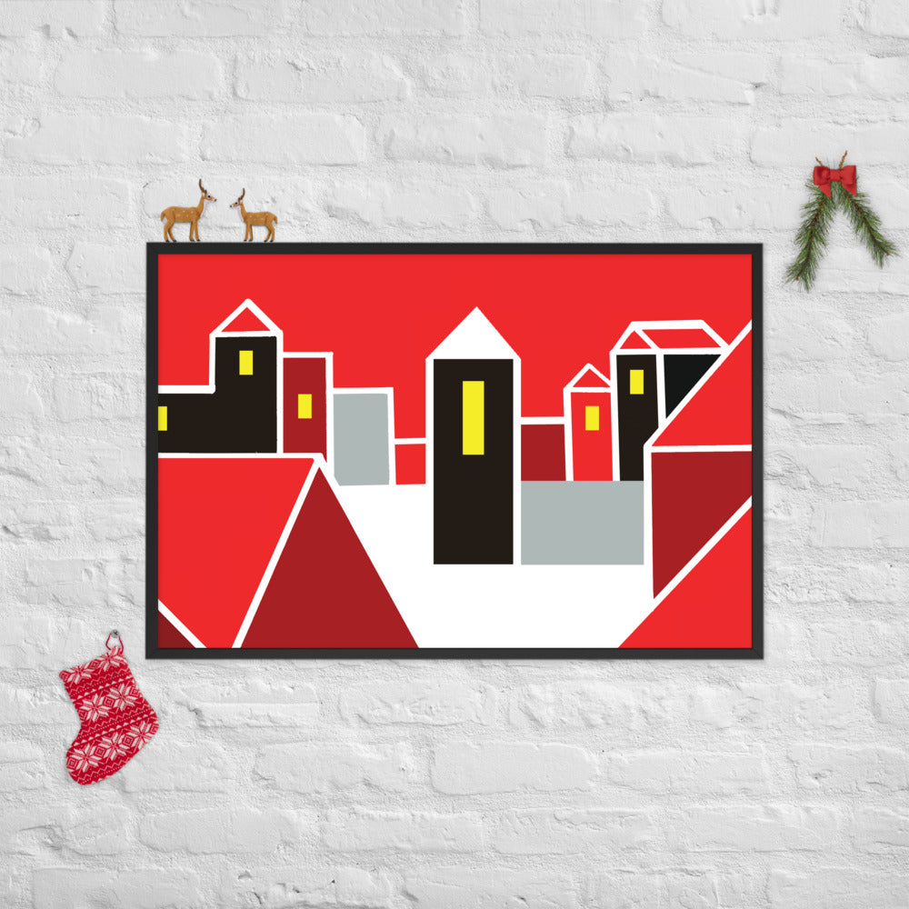 Christmas Town | Framed Poster