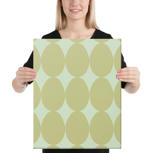 Easter Pattern Olive | Canvas